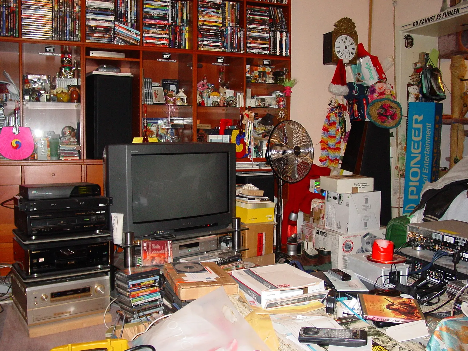 A comfortable living room ready for game night