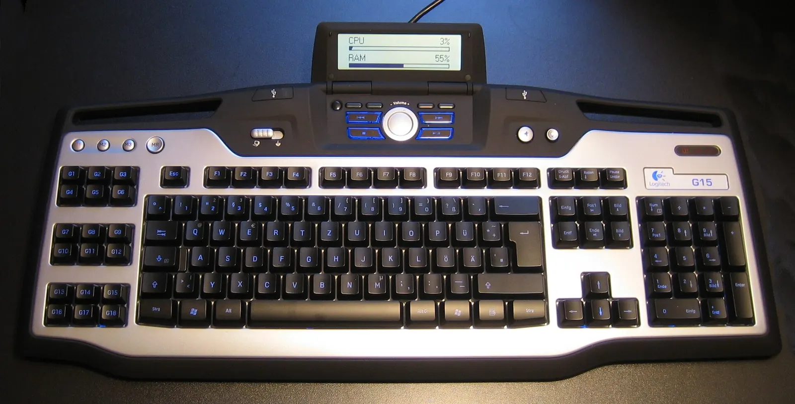 Gaming keyboard used for focused play